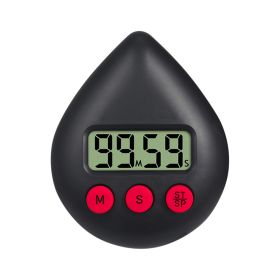 LED Counter Display Alarm Clock Manual Electronic Countdown Sports Sucker Digital Timer Kitchen Cooking Shower Study Stopwatch (Color: C)