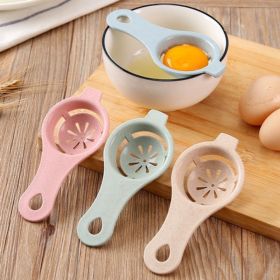 Stem Egg Separator White and Yolk Filter Kitchen Baking Separator Tool (Color: 02)